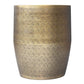 Johnsen 18 Inch Cross Hatch Pattern Accent Table