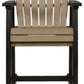 Fairen Trail - Tall Barstool (Set of 2) - Black / Driftwood
