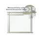 Varian Mirrored Finished Designed Mirror
