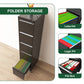 5 Drawer Metal Vertical File Cabinet with Lock on Wheels