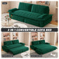 73.2" Queen Pull Out Sofa Bed - 3-in-1 Convertible Sleeper
