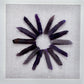 Grace Purple Agate Shadow Boxes Wall Art Set of 2 - Multicolor