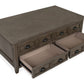 Paxton Place - Lift Top Storage Cocktail Table With Casters - Dovetail Gray