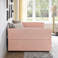Full Size Daybed with Twin Size Pop-up Trundle Upholstered Tufted Sofa Bed