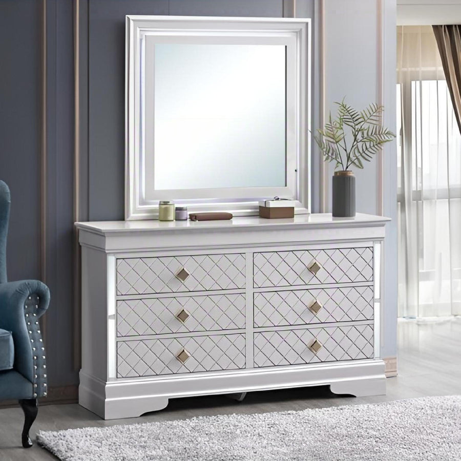 Verona G6735-D Dresser in Pearl