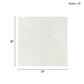 Luminous Burst Signature White Gloss Dimensional Resin Wall Art