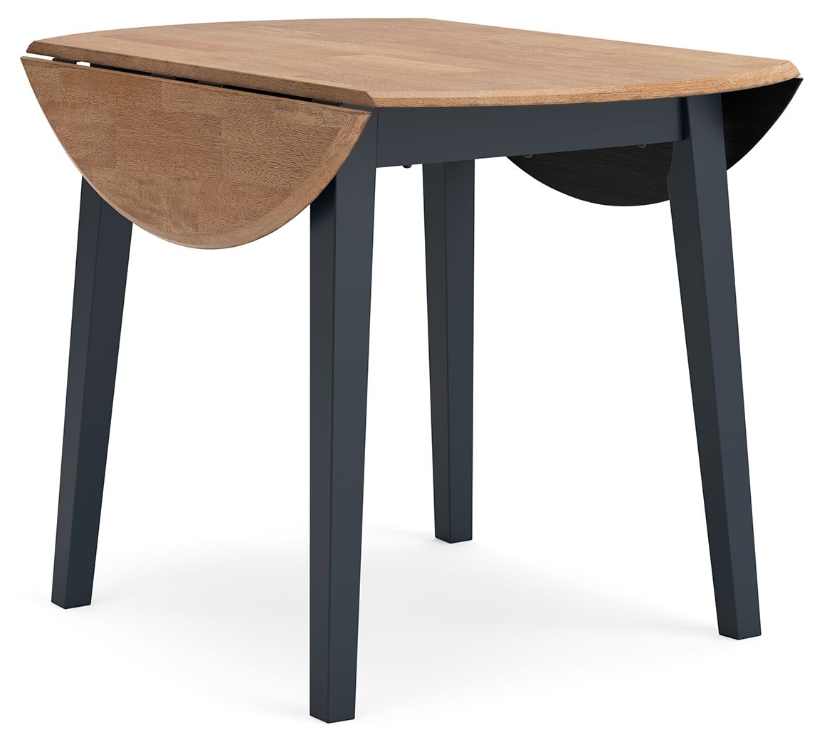 Gesthaven - Round Dining Room Drop Leaf Table Set - view 7