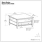 Warm Shaker - Square Coffee Table - Tobacco Brown