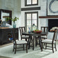 Westley Falls - Dining Side Chair With Upholstered Seat (Set of 2) - Graphite