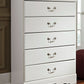 Anarasia - Five Drawer Chest - White