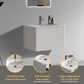Etna 24" Striped Soft Bathroom Vanity