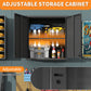 Metal Wall-Mounted Tool Storage Cabinet