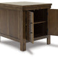 Moriville - Rectangular End Table - Grayish Brown
