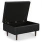 Shay Mid Century Small Coffee Table Storage Ottoman