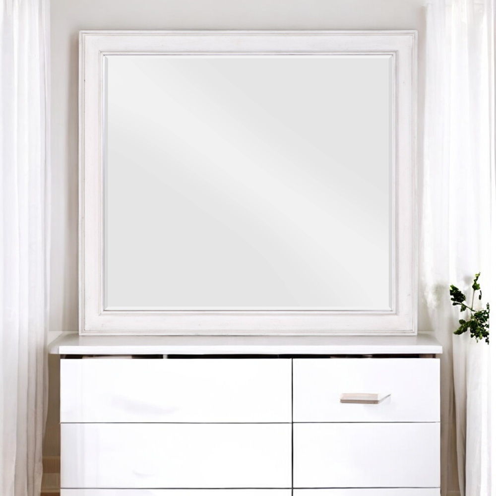Katia - Mirror - Rustic Gray & Weathered White