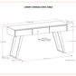 Lowry 60 Inch Wide Console Sofa Table