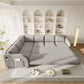 115.2" L-Shaped Pull-Out Bed Sleeper Sofa