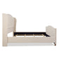 Marcella Upholstered Shelter Headboard Bed Set