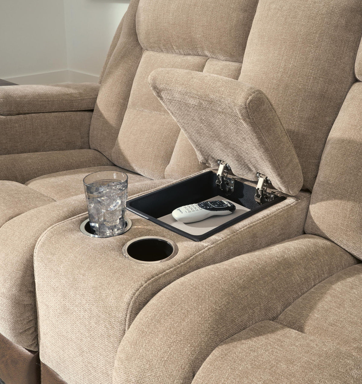 Mixed Motion - Power Reclining Loveseat With Console / Adjustable Headrest - view 8