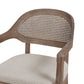 Americana Mid-Century Modern Cane Back Dining Chair