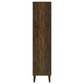 Sakai Dark Pine 4-Door Tall Accent Cabinet