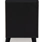 Danziar - Two Drawer Night Stand - Black