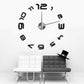 Oversized Acrylic Wall Clock Living Room Modern Art Wall Clock Mirror Clock