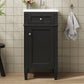 16-Inch Bathroom Vanity with Ceramic Sink