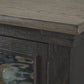 Tyler Creek - Extra Large TV Stand - Black / Gray