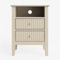 18" Green Fluted Nightstand
