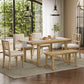 Trexm 6-Piece Farmhouse Dining Set for 6