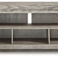 Naydell - XL TV Stand w/Fireplace Option - Gray