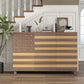 55-Inch Hand-Carved Buffet Sideboard Cabinet