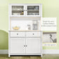 HOMCOM 63.5" Kitchen Buffet with Hutch