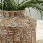 Meltland - Vase - Square - Natural / Black