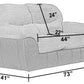 McMahon - Gliding Loveseat - Bark