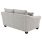 Tomkins Boucle Upholstered Loveseat Light Grey - view 3
