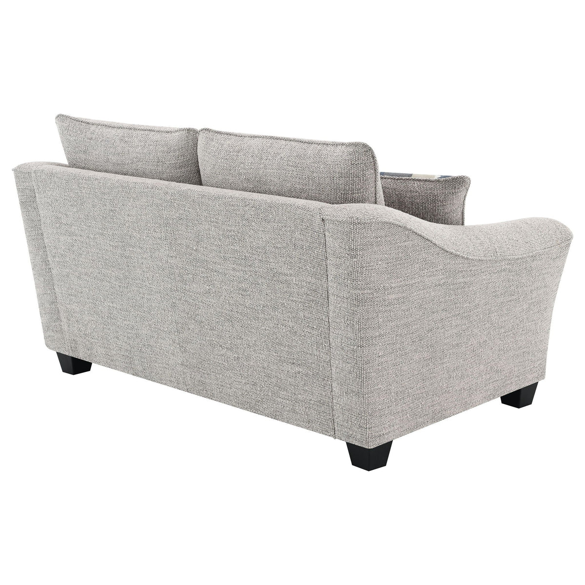 Tomkins Boucle Upholstered Loveseat Light Grey - view 3