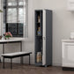 Metal Broom Storage Cabinet