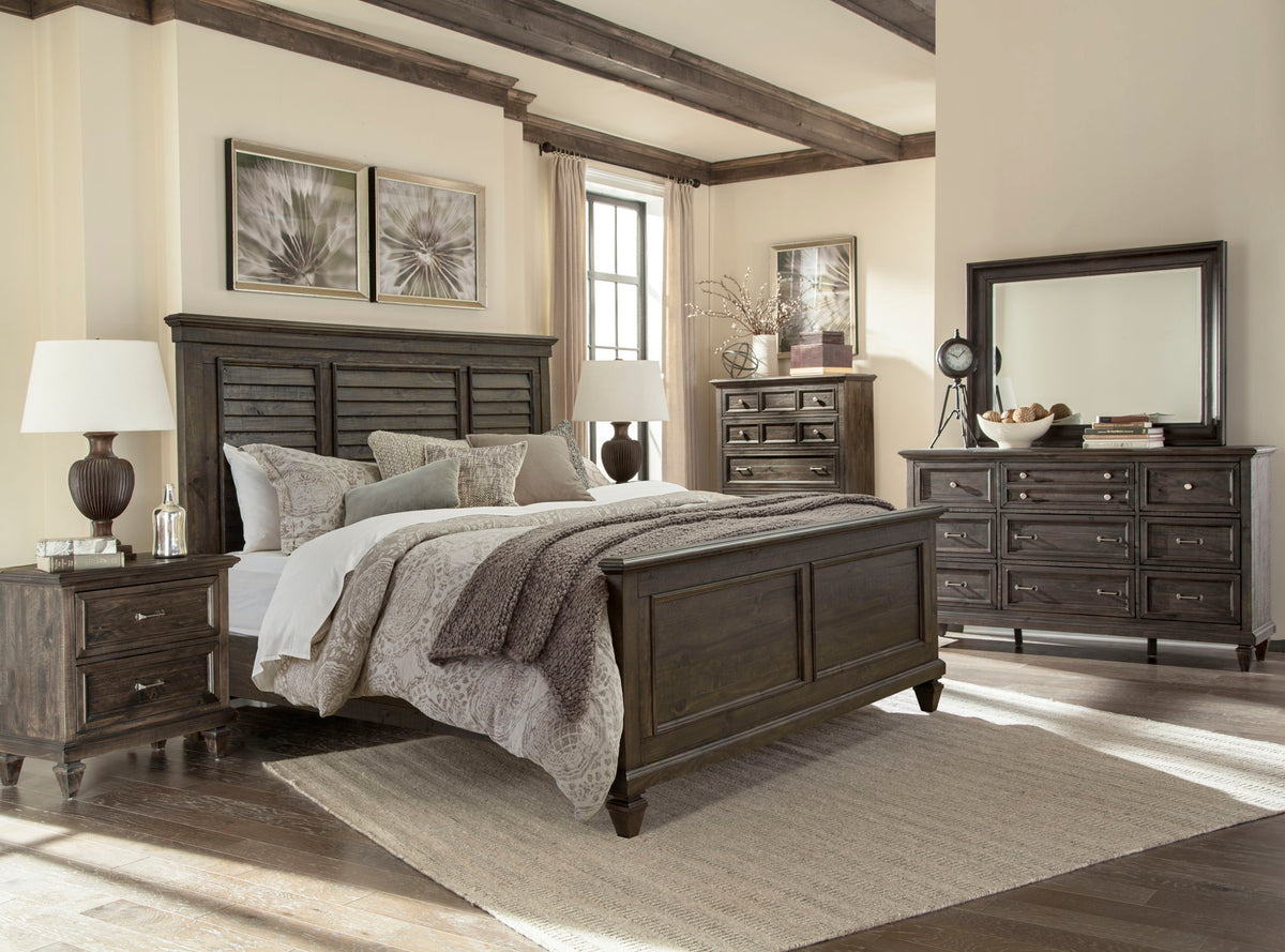 Calistoga - 5 Drawer Chest - Weathered Charcoal