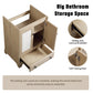 Wooden Bathroom Vanity Sink Base Cabinet - 24" Width