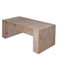 Modern Farmhouse Living Room Block Leg Coffee Table