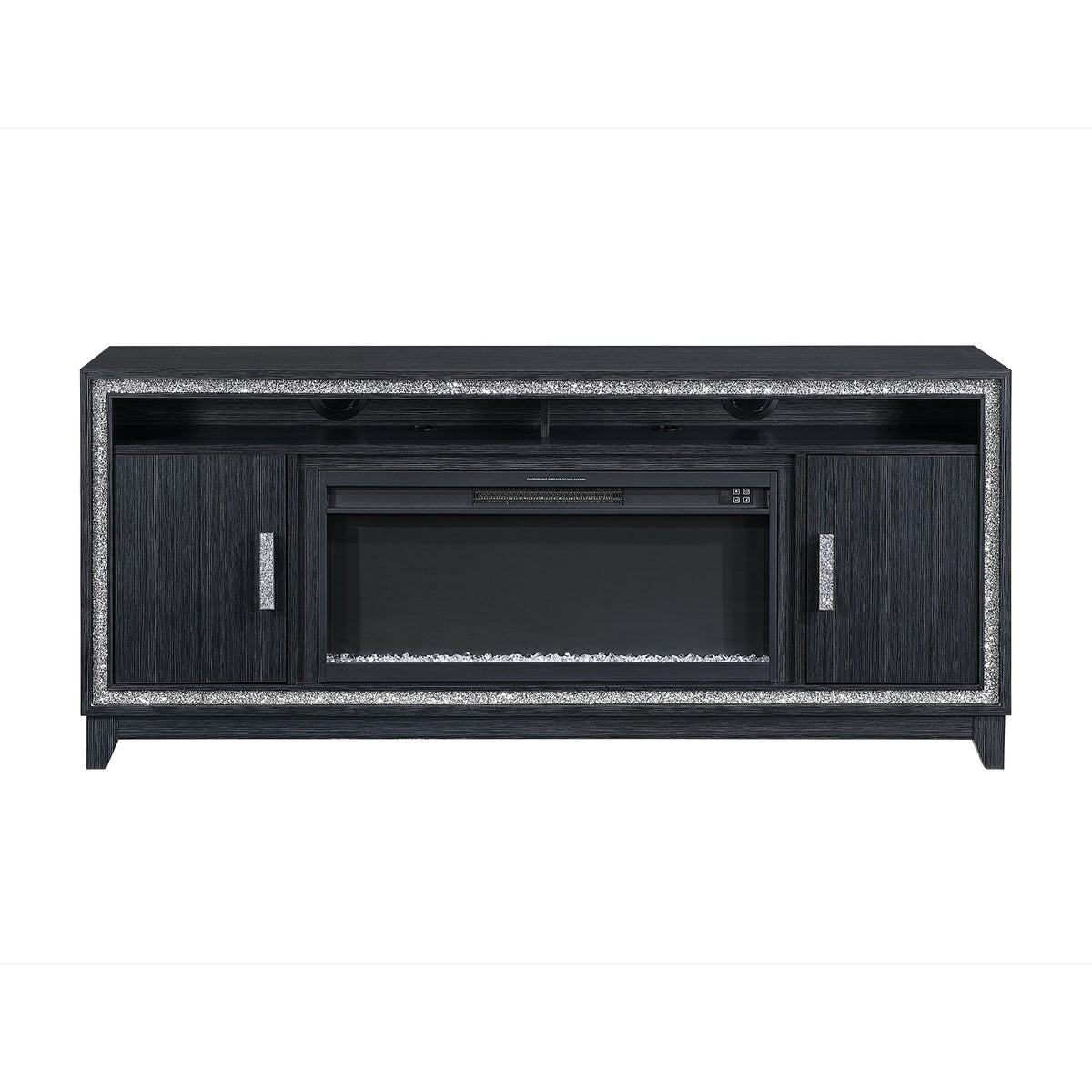 Almera Dark Indoor Fireplace