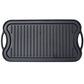 Pre-Seasoned Cast Iron Reversible Rectangular Grill/Griddle