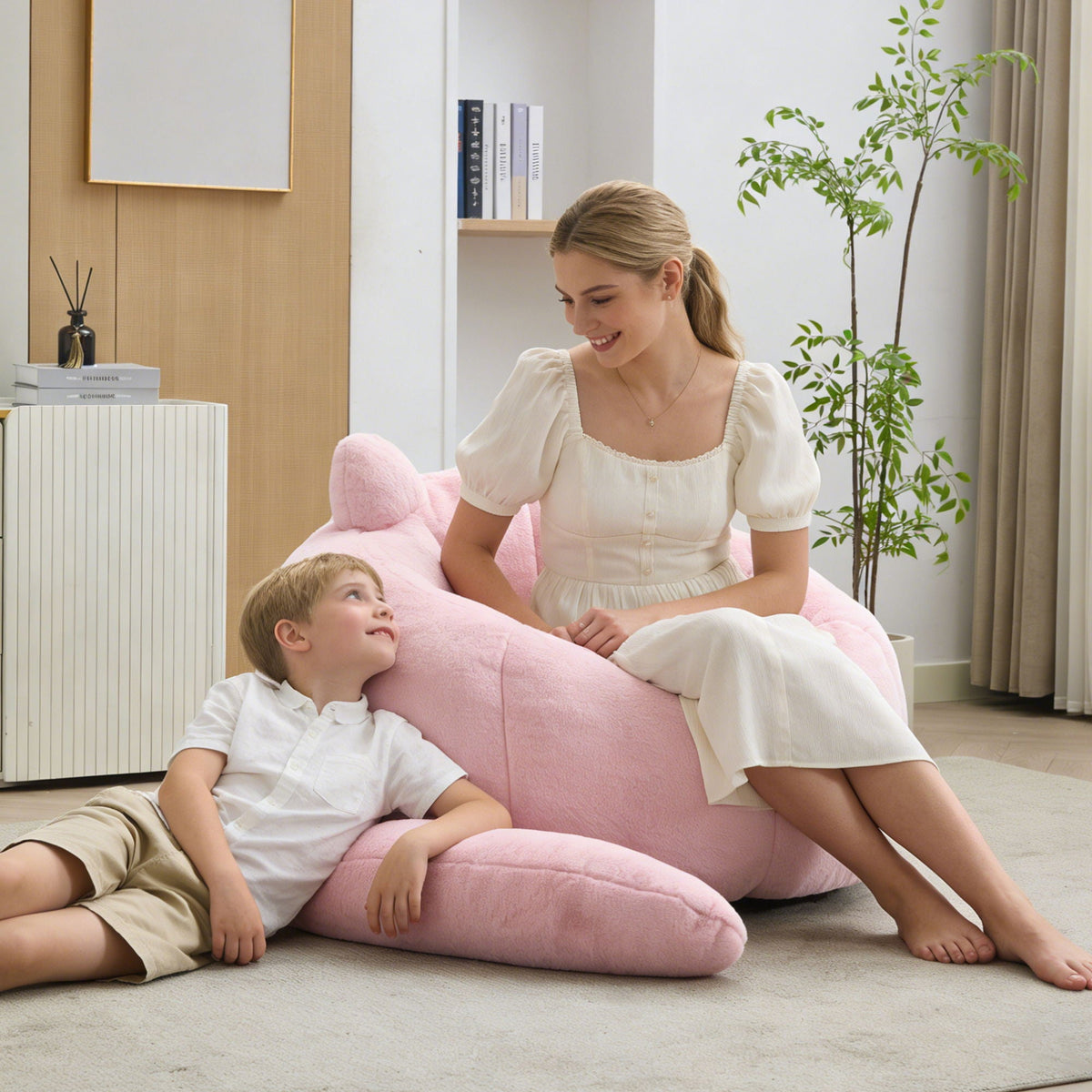 Cat Shaped Bean Bag Sofa With Long Tail - view 7
