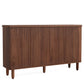 59.74" Modern Rustic Buffet Sideboard Cabinet