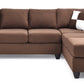 Malone G632B-SC Sectional (Without Ottoman) - Chocolate