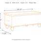 Fossil Ridge - Storage Bench - Beige