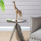 16.9 x 16.9 x 19.7 Leaf Side Table