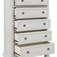 Robbinsdale - Five Drawer Chest - Antique White